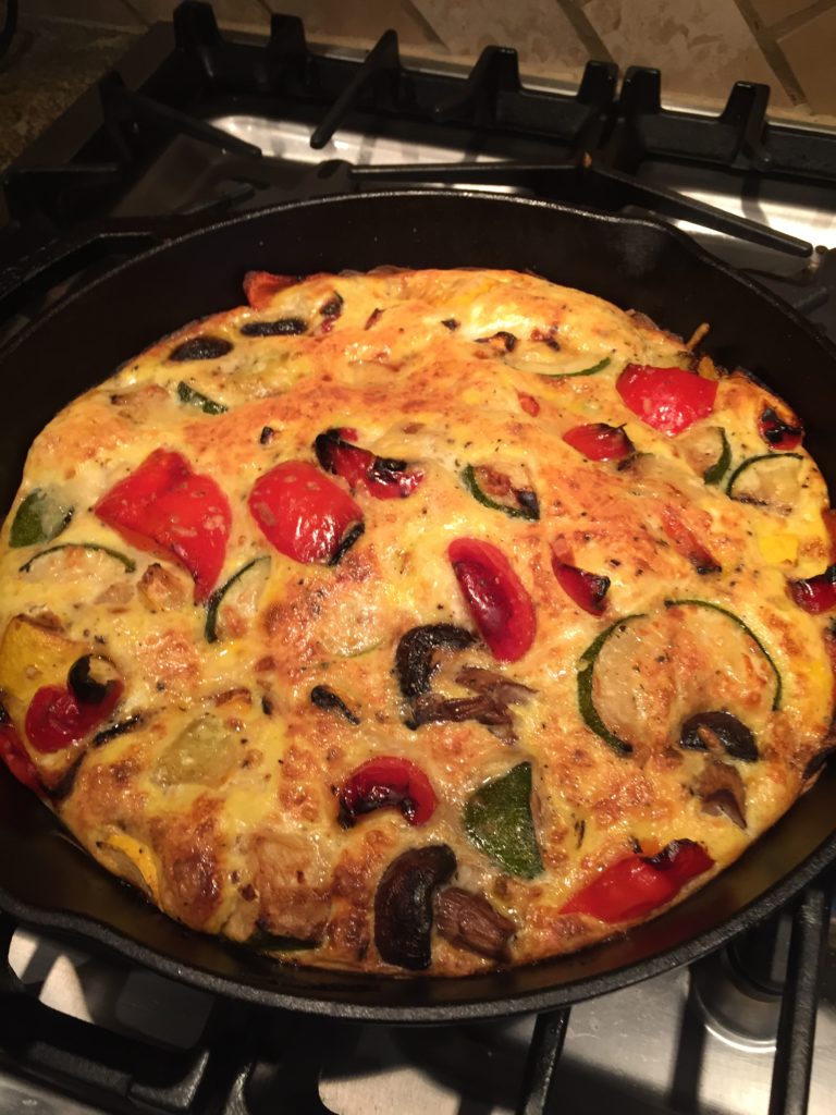 ROASTED VEGETABLE BAKED FRITATTA